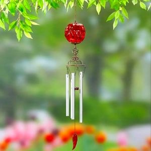 Glass globe windchime